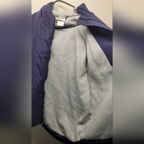 Walt Disneyworld Magical Kingdom jacket navy 90s vintage mens small - Picture 8 of 11